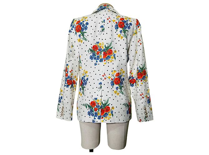 SéZane Christie Leinen Blumen Blazer Mehrfarben - Ansicht 4