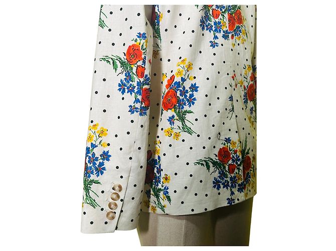 SéZane Christie Leinen Blumen Blazer Mehrfarben - Ansicht 5