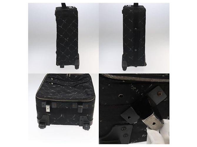 Borsa da viaggio Chanel Gabrielle Classic Flap Nero - vista 3
