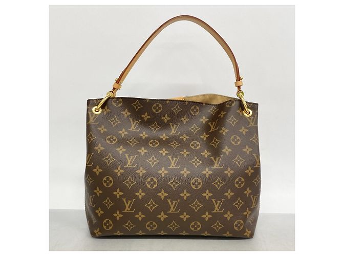 Borsa a Spalla Graceful PM Monogramma Louis Vuitton Marrone Beige - vista 8