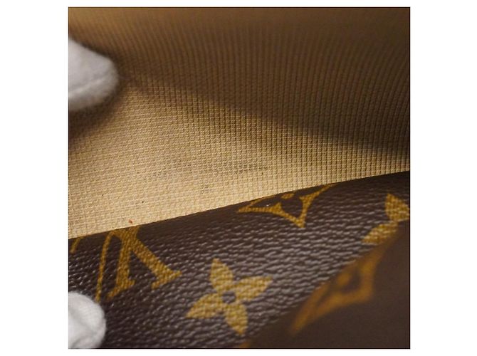 Borsa Deauville Monogram Louis Vuitton Marrone - vista 18