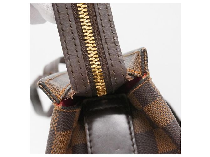 Borsa a Spalla Chelsea Damier Louis Vuitton N51119 Ebano Damier ebene - vista 15