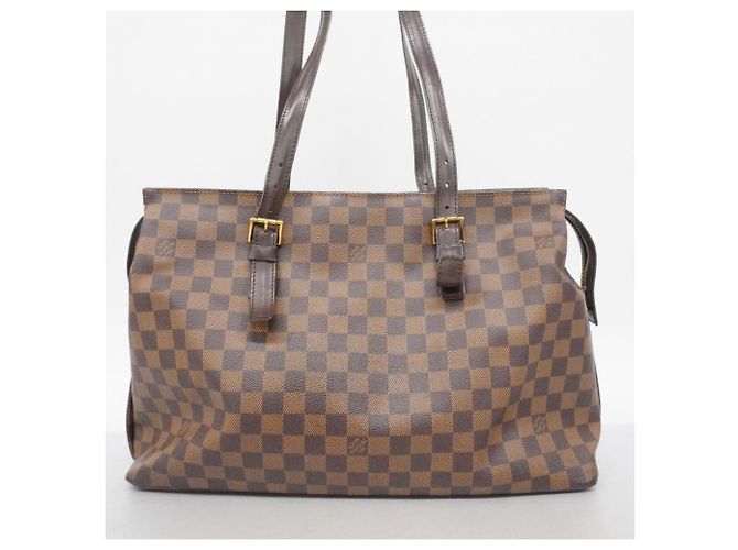 Borsa a Spalla Chelsea Damier Louis Vuitton N51119 Ebano Damier ebene - vista 20