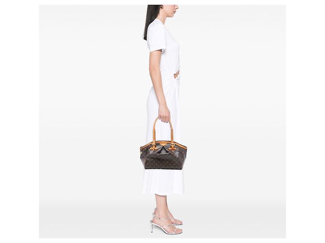 Louis Vuitton Marrone Monogram Tivoli GM - vista 7