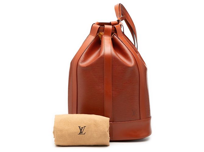 Louis Vuitton Marrone Epi Randonnee PM - vista 8