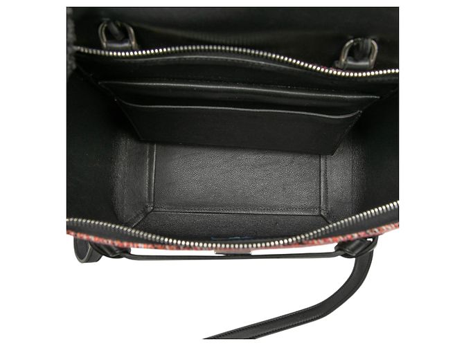 Céline Borsa a tracolla in micro tweed rosa Celine - vista 4