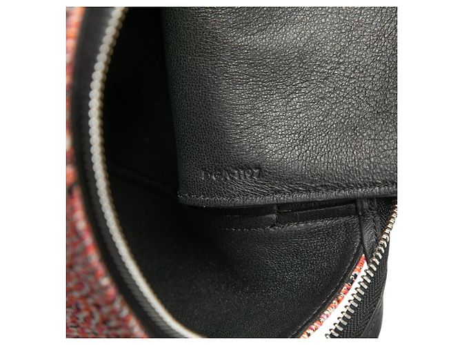 Céline Borsa a tracolla in micro tweed rosa Celine - vista 5