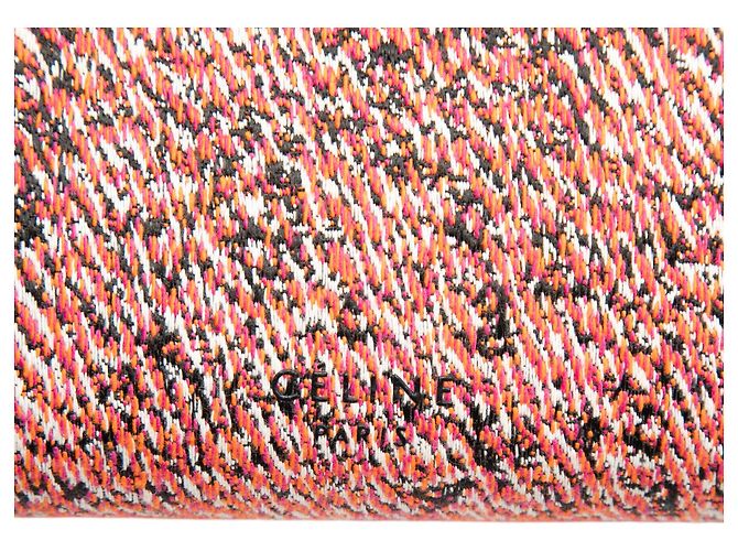 Céline Borsa a tracolla in micro tweed rosa Celine - vista 6
