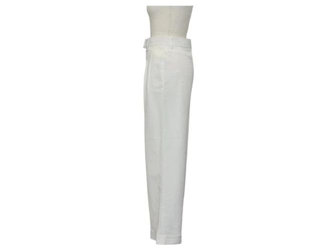 Pantalones de nylon CC Chanel Blanco - vista 3