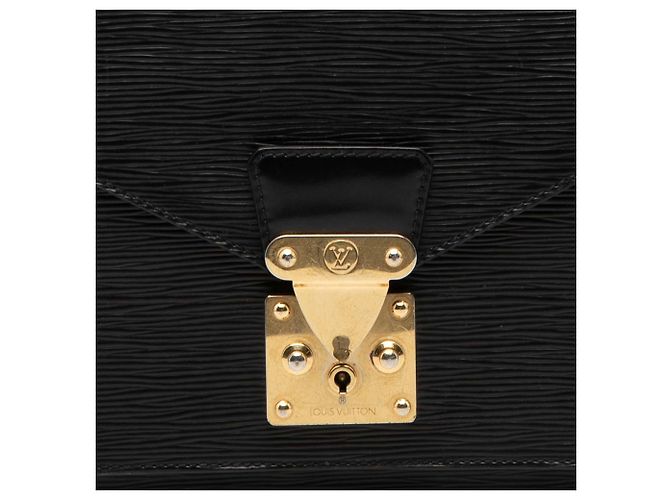 Louis Vuitton Monceau 28 in Epi Nero - vista 7