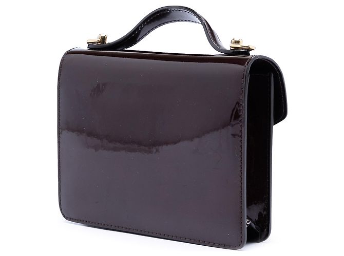 Louis Vuitton Monceau BB in vernice viola Porpora - vista 2