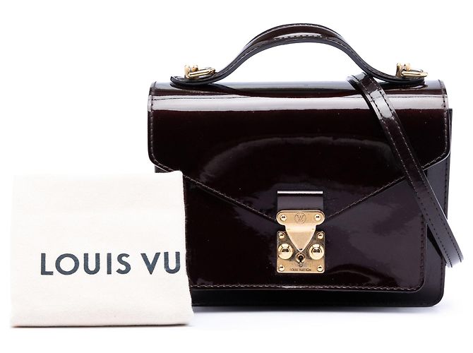 Louis Vuitton Monceau BB in vernice viola Porpora - vista 8