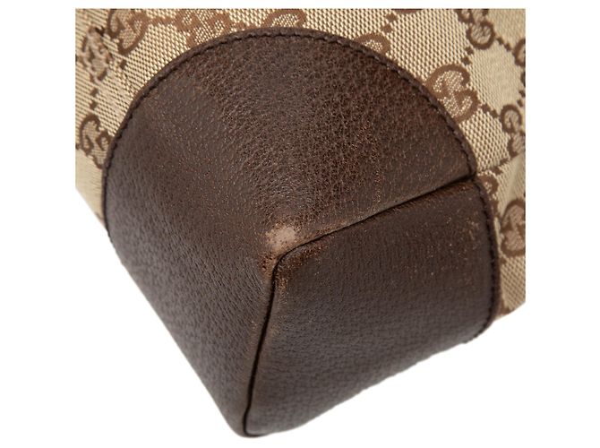 Borsa a tracolla Gucci in tela GG beige - vista 7
