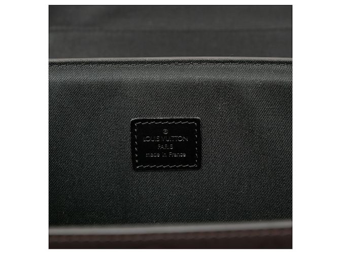 Louis Vuitton Marrón Monograma Glacé Charly Castaño Marrón oscuro - vista 5