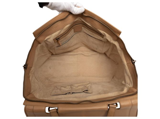 Borsa in pelle marrone medio Gucci 1973 Caramello - vista 4