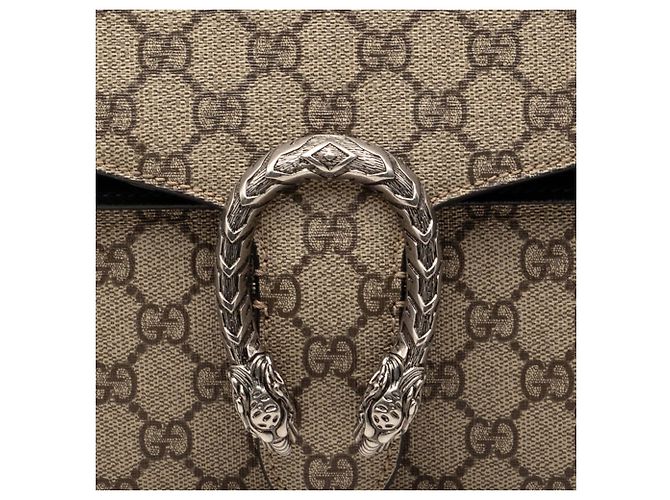 Gucci Beige Medium GG Supreme Dionysus Schultertasche - Ansicht 8