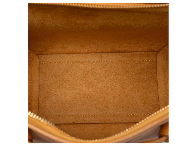 Belt Bag Céline Borsa a cintura in pelle di vitello granitato gialla Celine Giallo Senape - vista 4