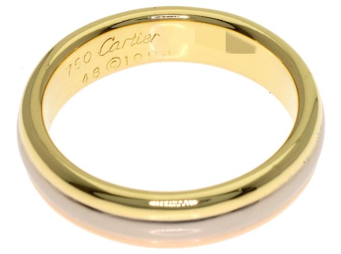 Cartier 3-Farben Ring #48 aus 18K Gelbgold - Ansicht 4