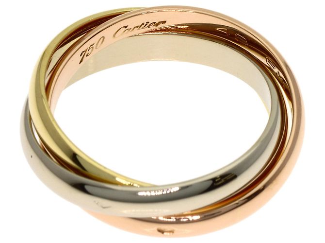Anello Cartier Trinity Piccolo #48 D'oro - vista 3