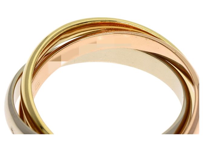 Anello Cartier Trinity Piccolo #48 D'oro - vista 4