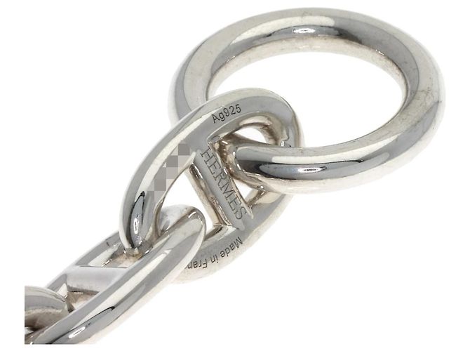 Bracciale Charm Chaine d'Ancre TGM 11 Link Hermès Argento - vista 4