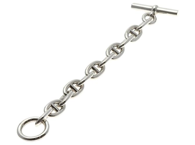 Bracciale Charm Chaine d'Ancre TGM 11 Link Hermès Argento - vista 6