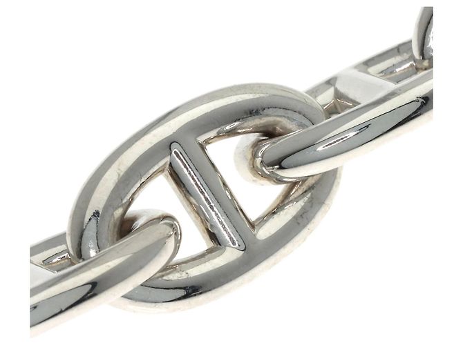 Bracciale Charm Chaine d'Ancre TGM 11 Link Hermès Argento - vista 8