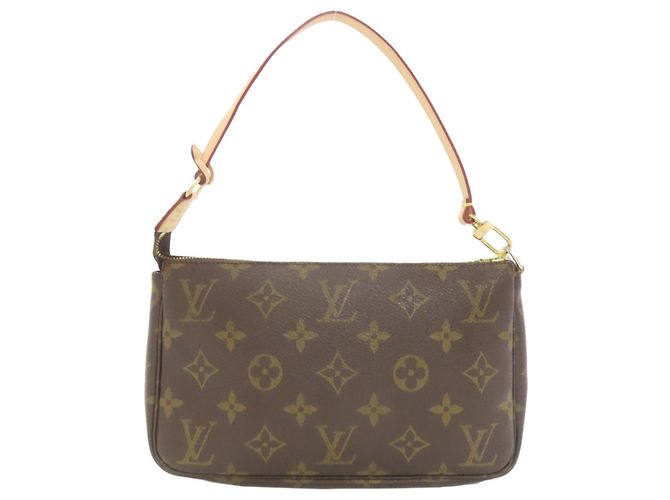 Pochette Monogram Louis Vuitton Marrone Monogramma - vista 2