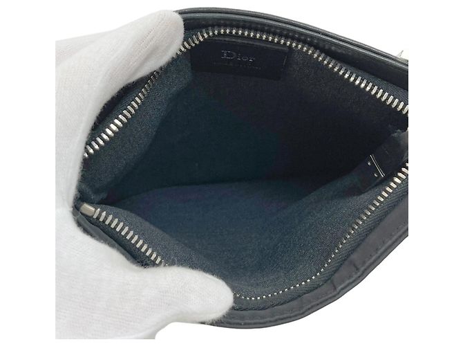 Borsa a Spalla in Pelle Christian Dior Nero - vista 5