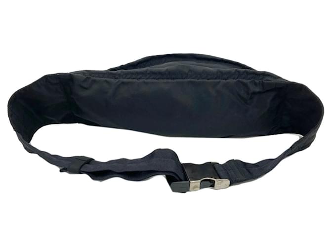 Borsa a tracolla in nylon nero Prada - vista 2