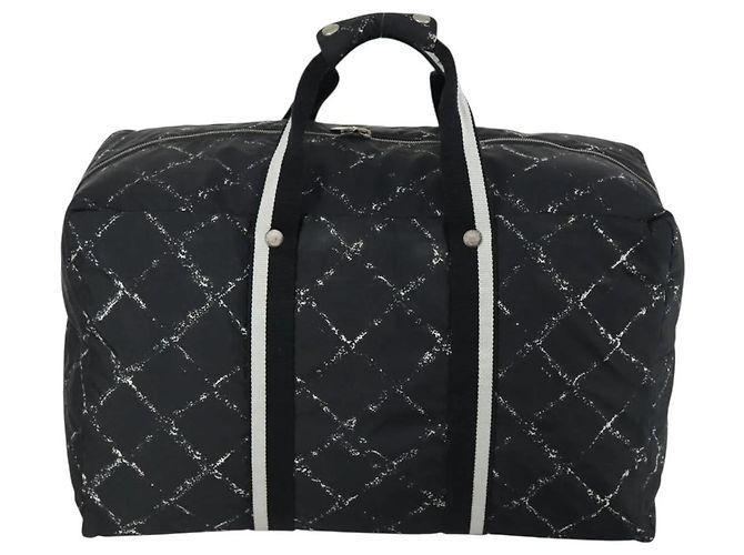 Borsa Boston della linea Travel di Chanel Nero - vista 2