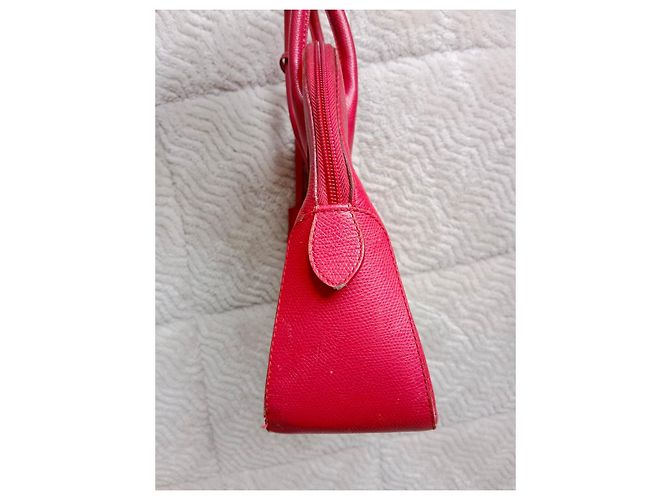 Borsa in pelle rossa Lancel Rosso - vista 10