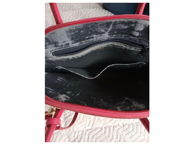 Borsa in pelle rossa Lancel Rosso - vista 13