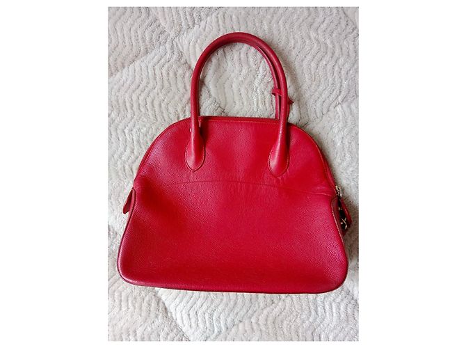 Borsa in pelle rossa Lancel Rosso - vista 3