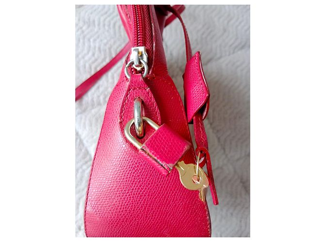 Borsa in pelle rossa Lancel Rosso - vista 4