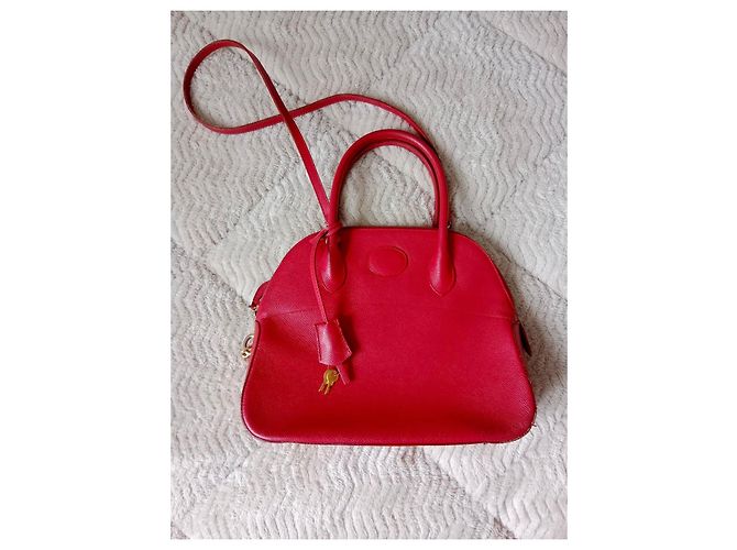 Borsa in pelle rossa Lancel Rosso - vista 5