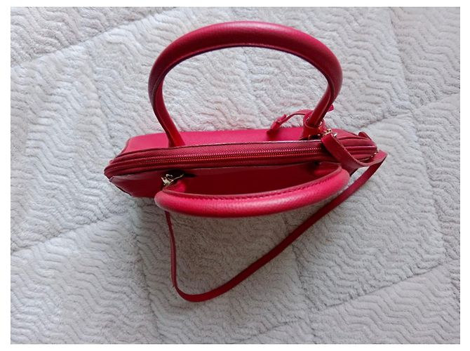 Borsa in pelle rossa Lancel Rosso - vista 7
