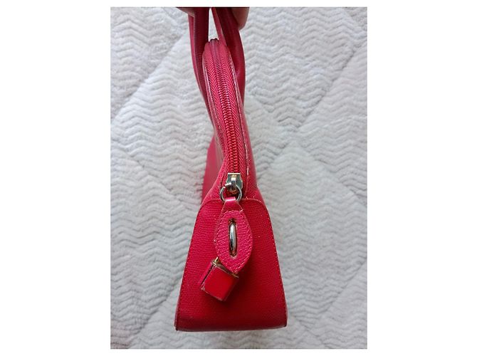 Borsa in pelle rossa Lancel Rosso - vista 8