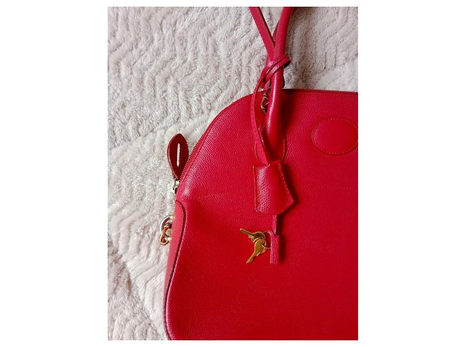 Borsa in pelle rossa Lancel Rosso - vista 9