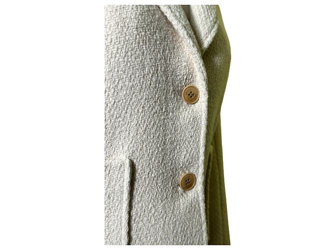 Autre Marque Skall Studio Claire Wollblazer Weiß - vista 3