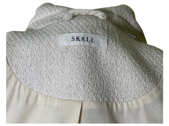 Autre Marque Skall Studio Claire Wollblazer Weiß - vista 6