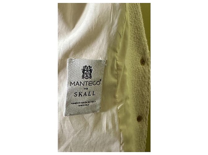 Autre Marque Skall Studio Claire Wollblazer Weiß - vista 7