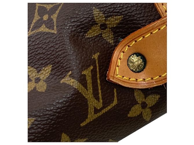 Borsa a Spalla Saumur 35 Louis Vuitton Marrone Monogramma - vista 13