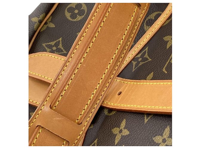 Borsa a Spalla Saumur 35 Louis Vuitton Marrone Monogramma - vista 20