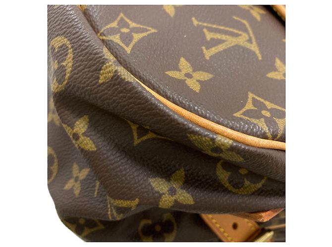 Borsa a Spalla Saumur 35 Louis Vuitton Marrone Monogramma - vista 22