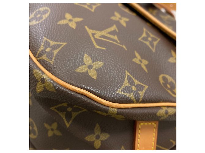 Borsa a Spalla Saumur 35 Louis Vuitton Marrone Monogramma - vista 24