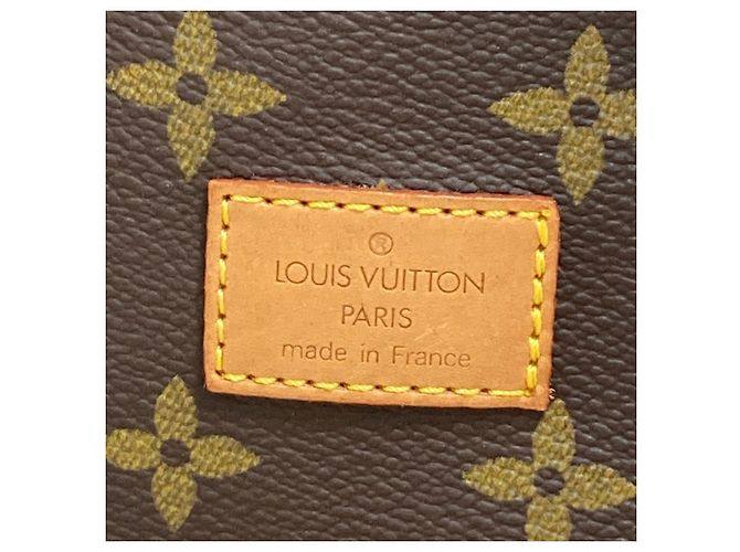 Borsa a Spalla Saumur 35 Louis Vuitton Marrone Monogramma - vista 7