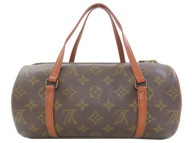 Borsa a mano Papillon 26 Monogram Louis Vuitton Marrone Monogramma - vista 2