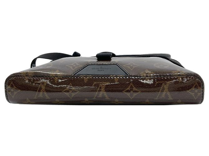 Borsa a Spalla in Tela Monogram Louis Vuitton Marrone Monogramma - vista 4