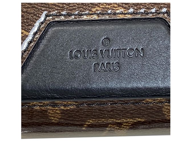 Borsa a Spalla in Tela Monogram Louis Vuitton Marrone Monogramma - vista 8